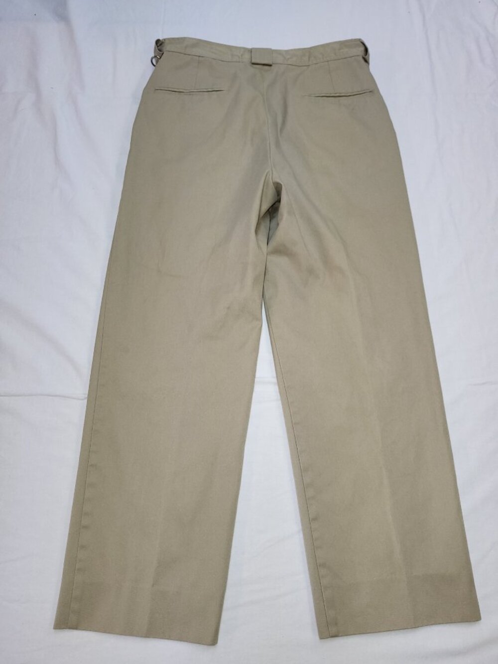 Vintage Tilley Endurables Tan Khaki Pleated Travel Pants Made In Canada Size 33 - Picture 8 of 11